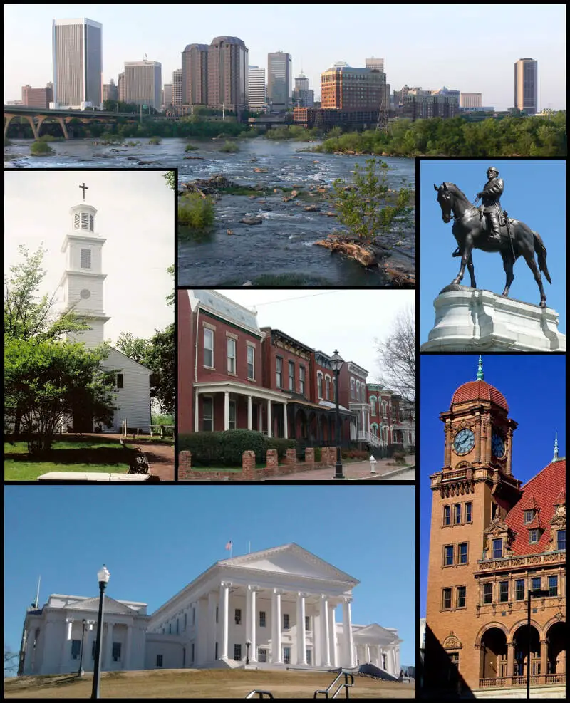 Collage Of Landmarks In Richmondc Virginia V