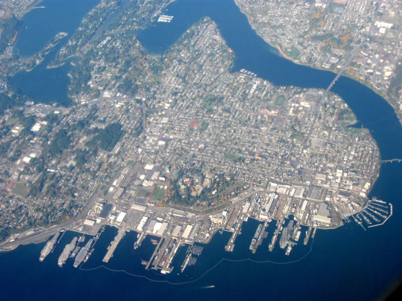 Aerial View Of Bremerton