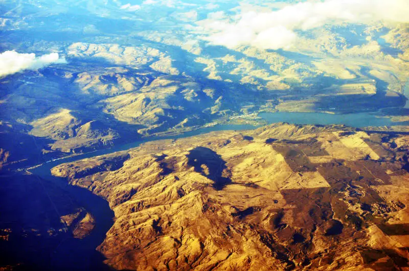 Columbia River   Brewsterc Washington Aerial A