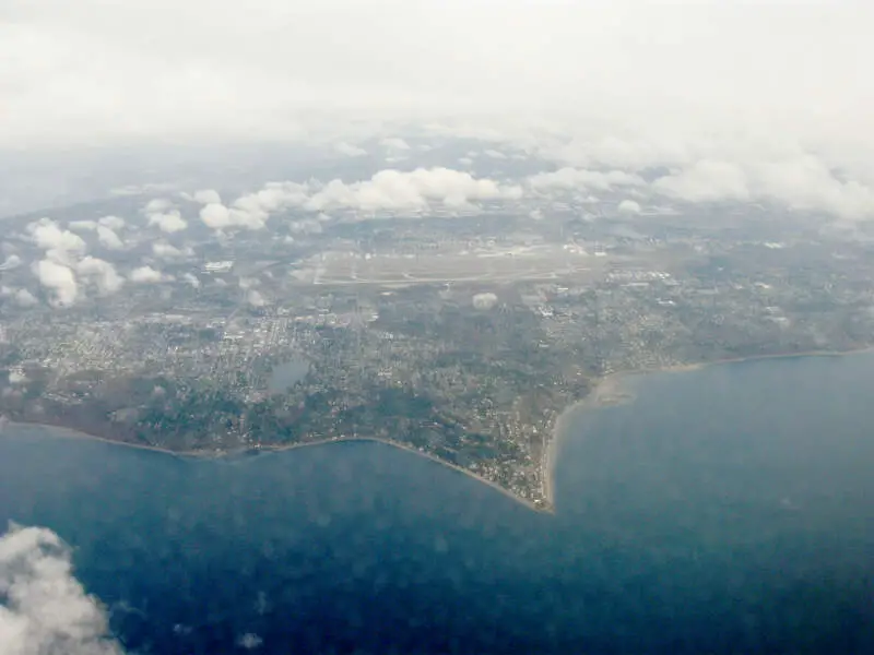 Aerial View Of Three Tree Pointc Burienc And Seatac