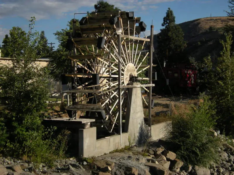 Cashmerec Wa   Burbank Homestead Waterwheel