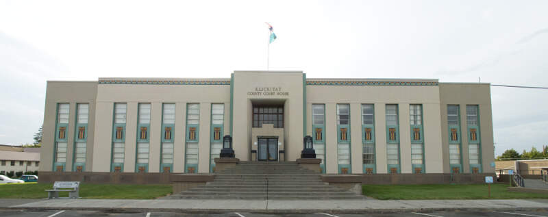 Klickitat County Court House In Goldendale Wa
