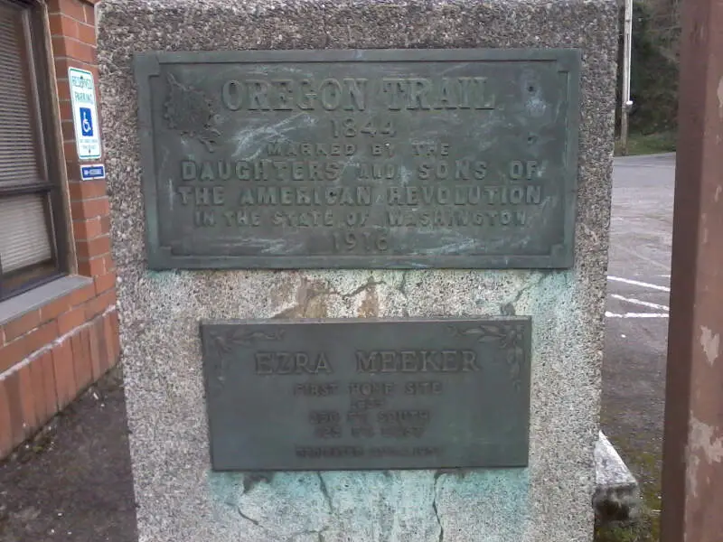 Ezra Meeker Plaque