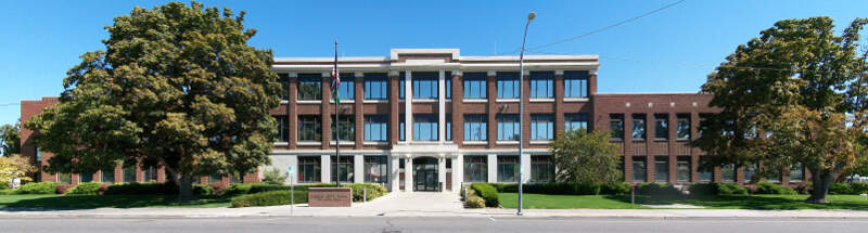 City Hall In Pascoc Washington Panorama