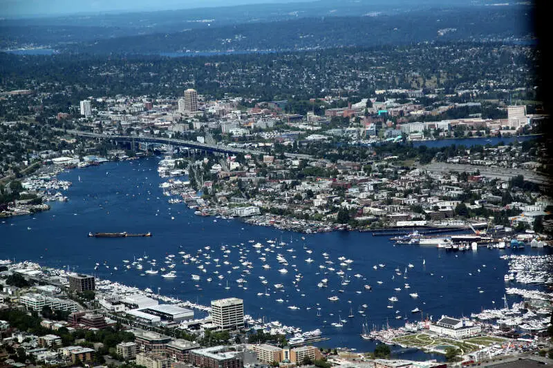 Aerial Lake Union July