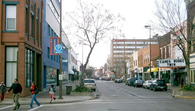 Eau Claire   Barstow Street Looking North