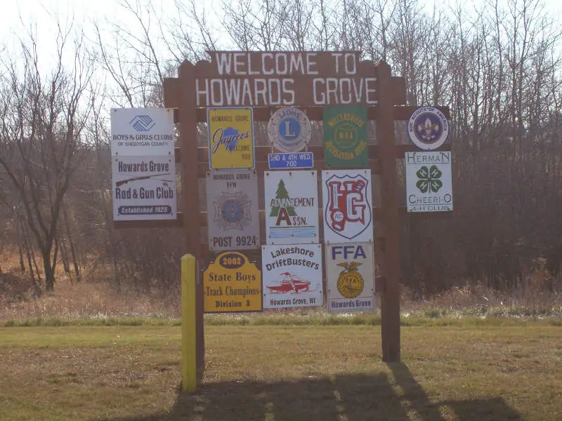 Howardsgrovewisconsinwelcomesign