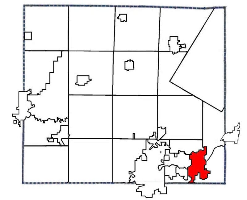 Outagamiecountywisconsinmunicipalboundarieswithcityofkaukaunahighlighted