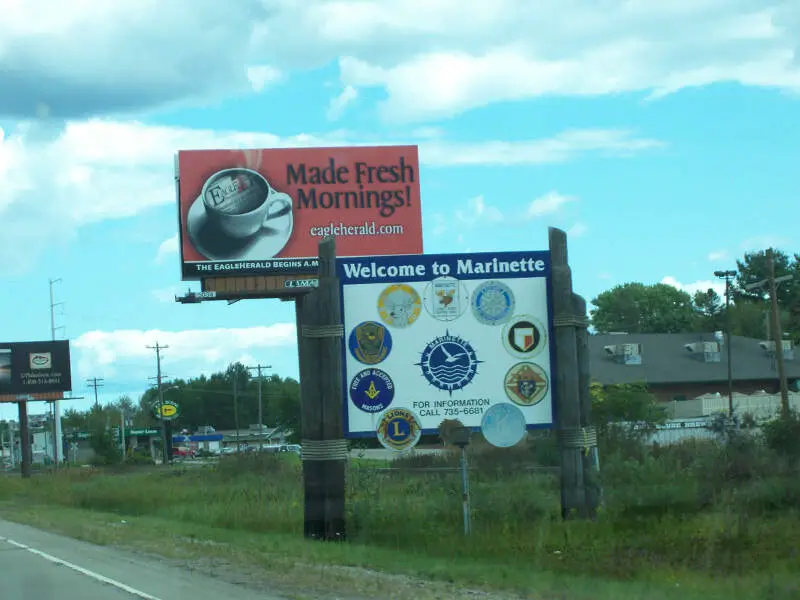 Marinettewisconsinsign