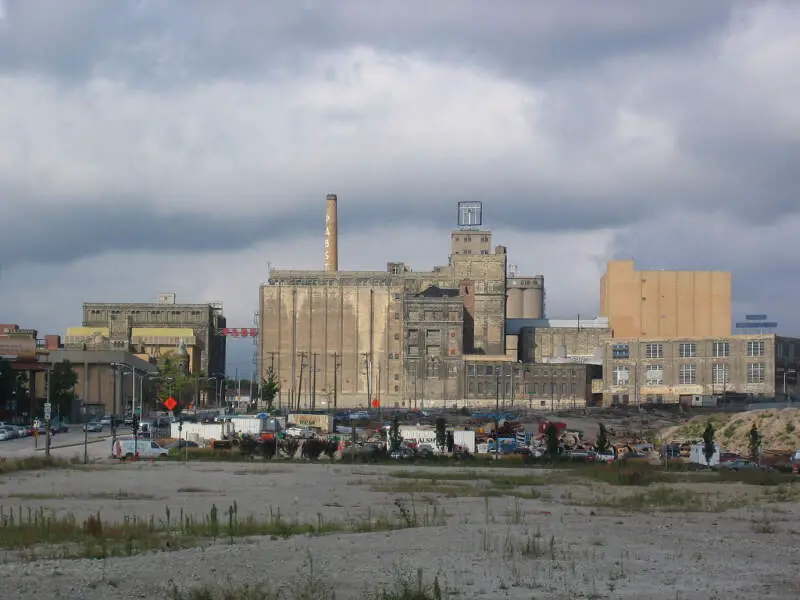 Former Brewery Pabst Brewing Company In Milwaukee Wisconsin