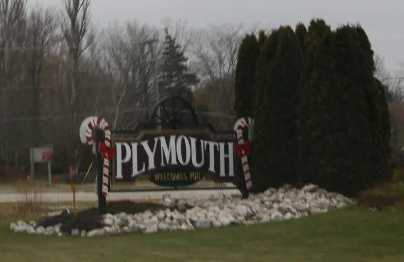 Plymouthwisconsinwelcomesignwis