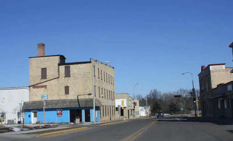 Ripon Wisconsin Downtown Looking North Wis Wis