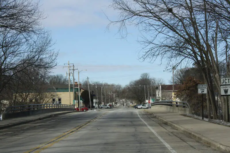 Rochester Wisconsin Downtown Looking West