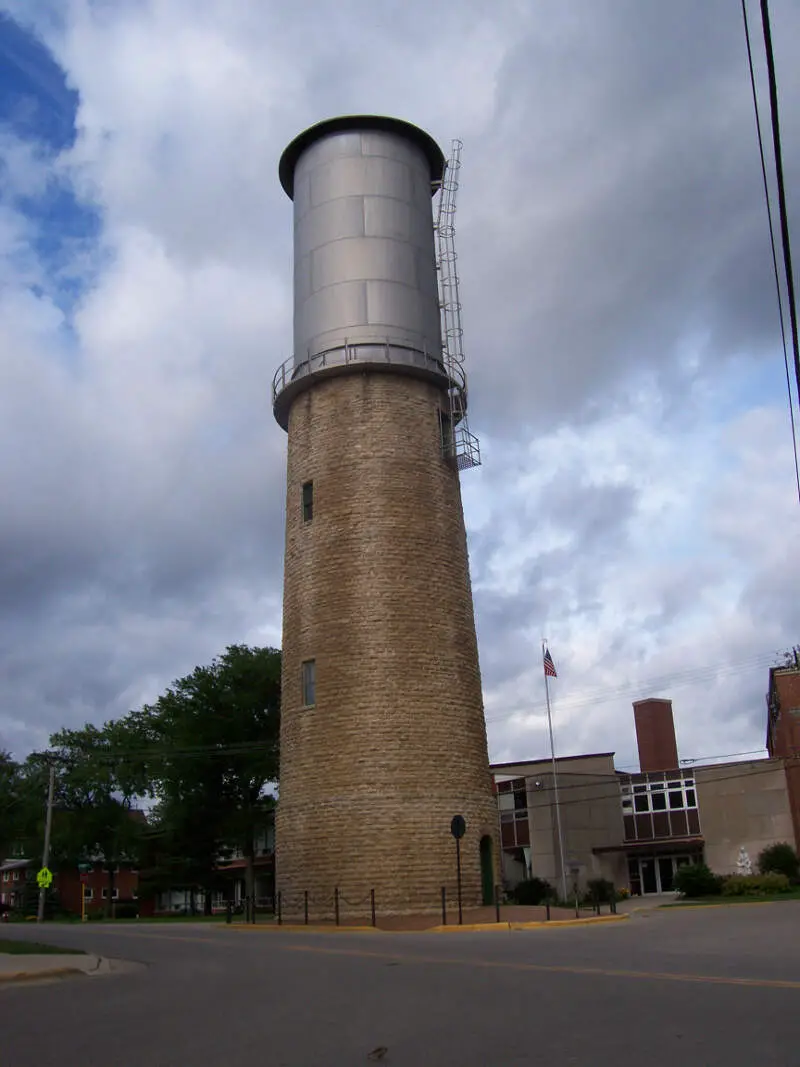 Sunprairiewisconsinwatertower