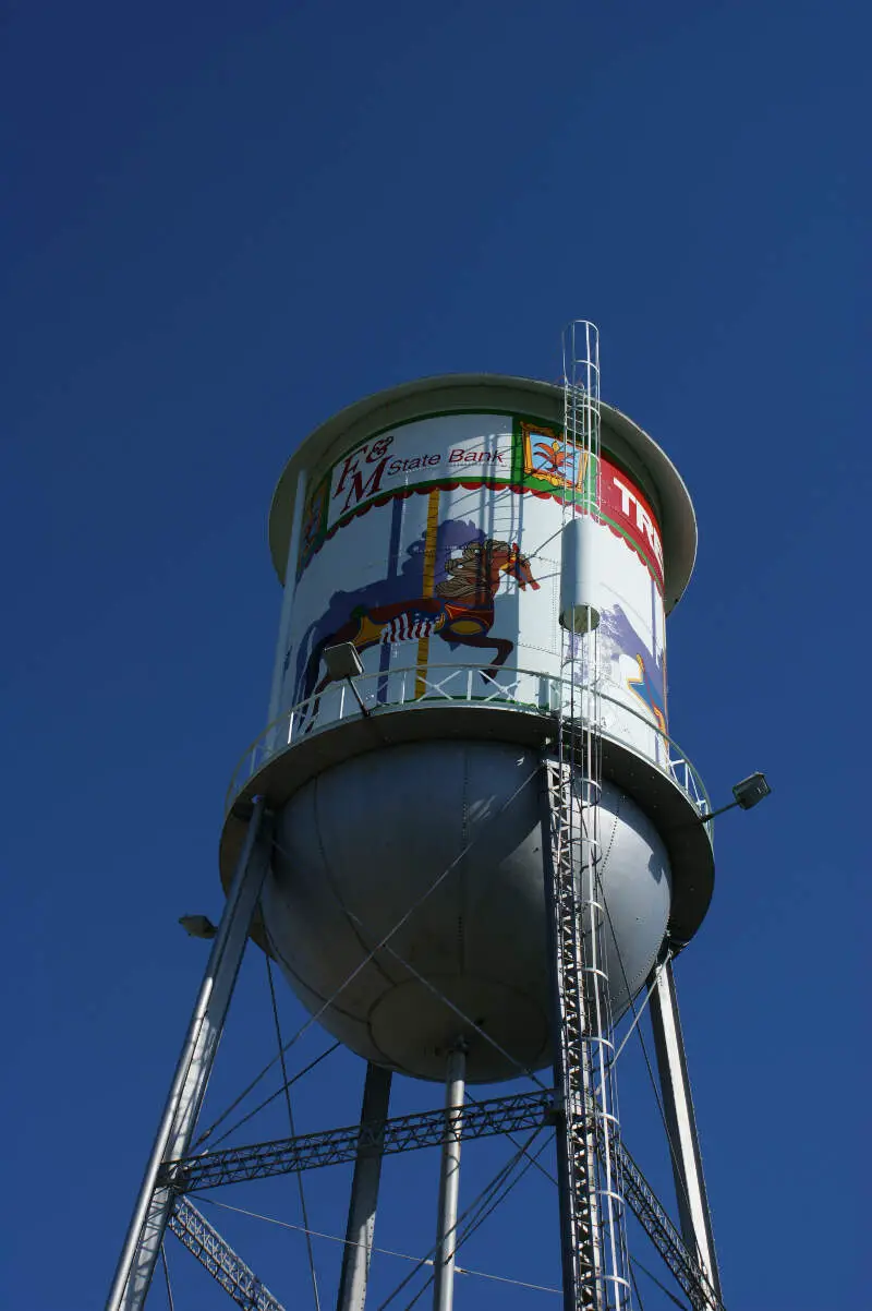 Painted Water Tower