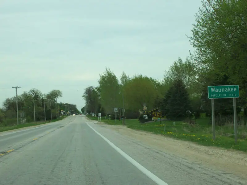 Waunakeewisconsinsign