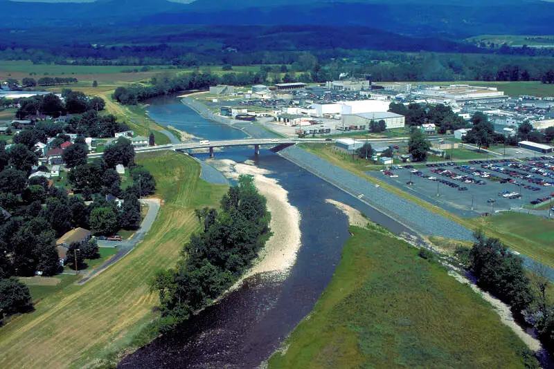 Moorefield West Virginia Aerial View