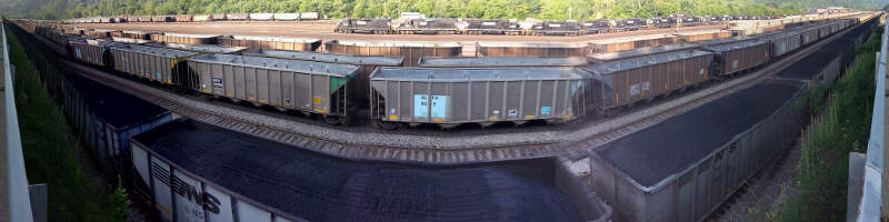 Rail Yard In Williamsonc West Virginia