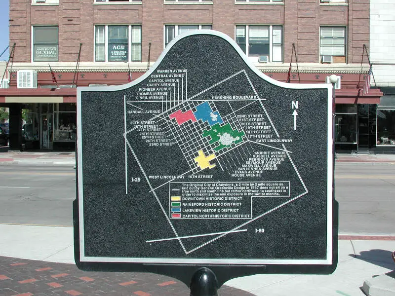 Downtown Cheyenne Map