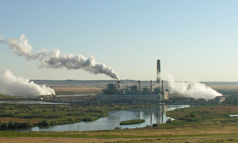 Dave Johnson Coal Fired Power Plantc Central Wyoming