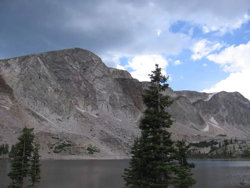 Lake Marie And Snowy Range