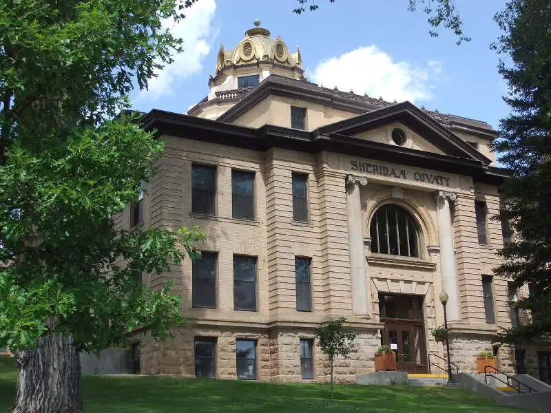 Sheridan County Courthouse In Sheridan Wyoming