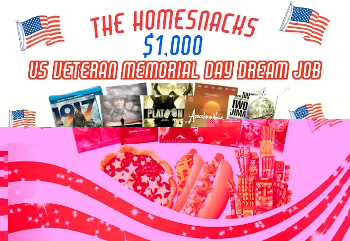 HomeSnacks Memorial Day Dream Job