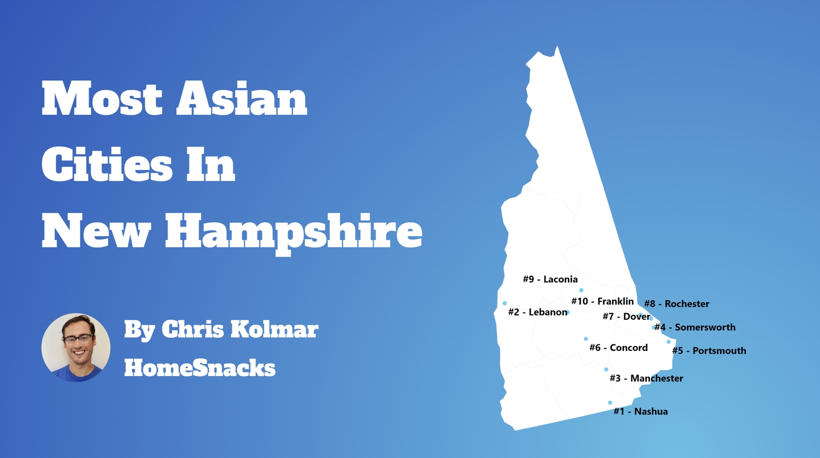 New Hampshire Cities With The Largest Asian Population For 2024