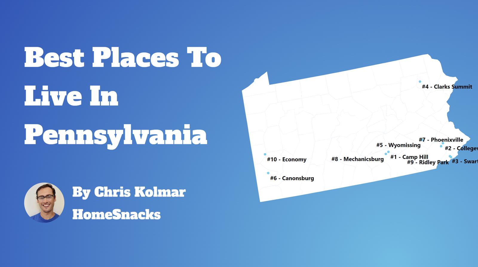 Best Places To Live In Pennsylvania Map