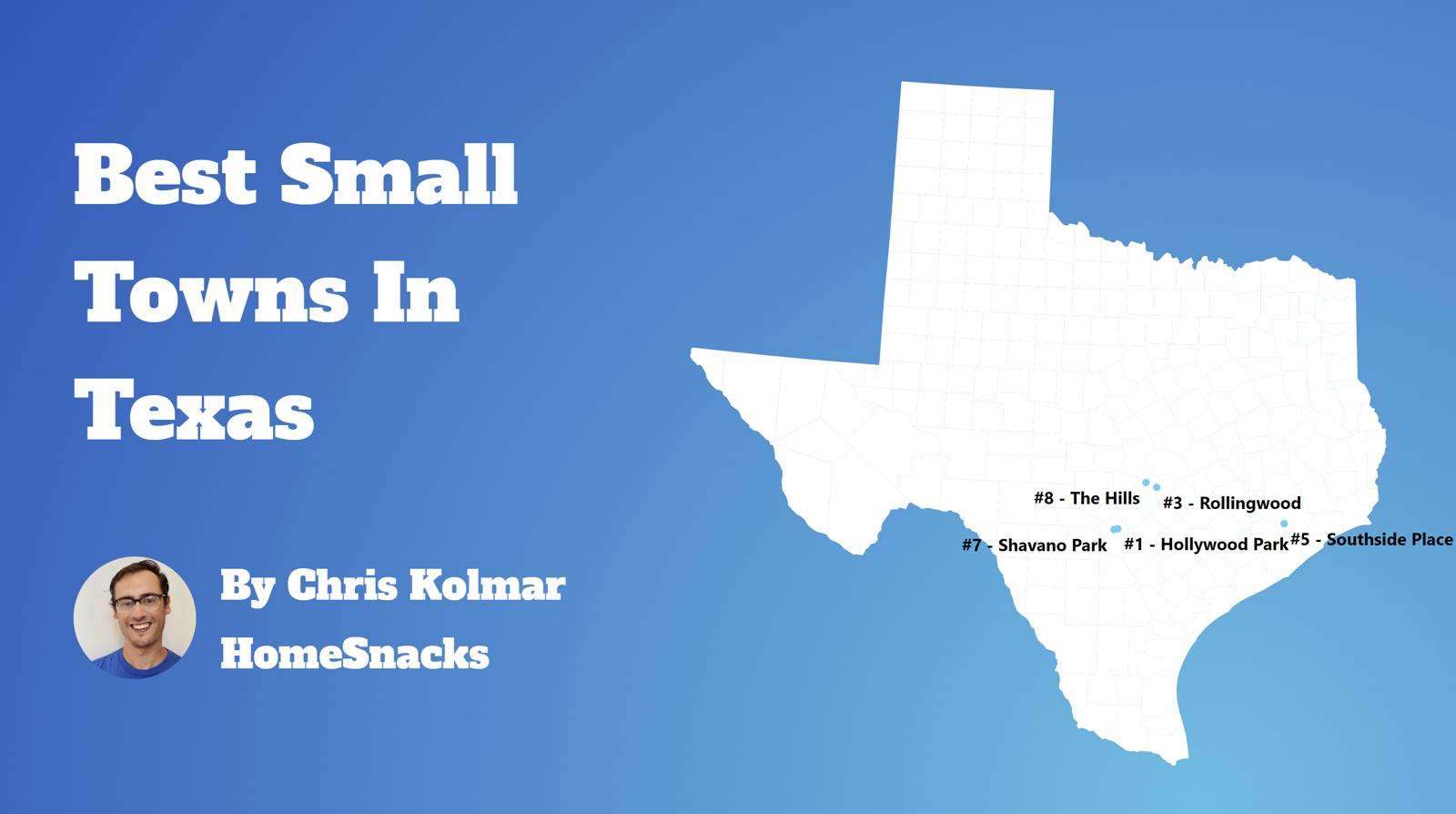 Best Small Towns To Live In Texas Map