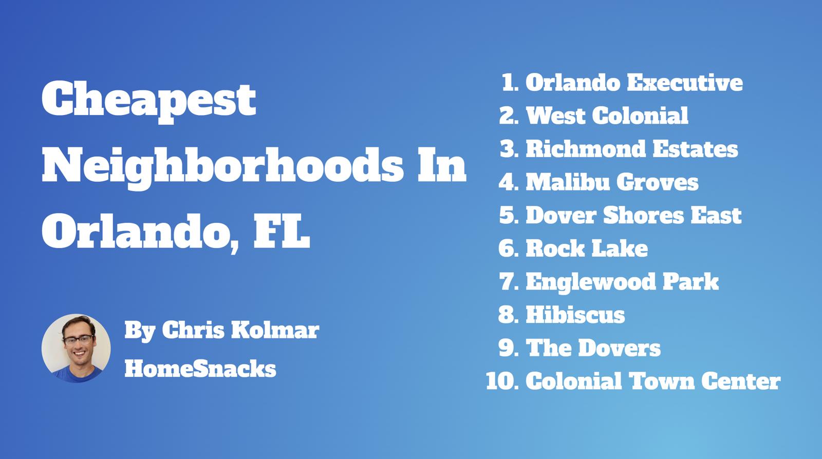 10 Cheapest Orlando, FL Neighborhoods To Live In [2024] HomeSnacks