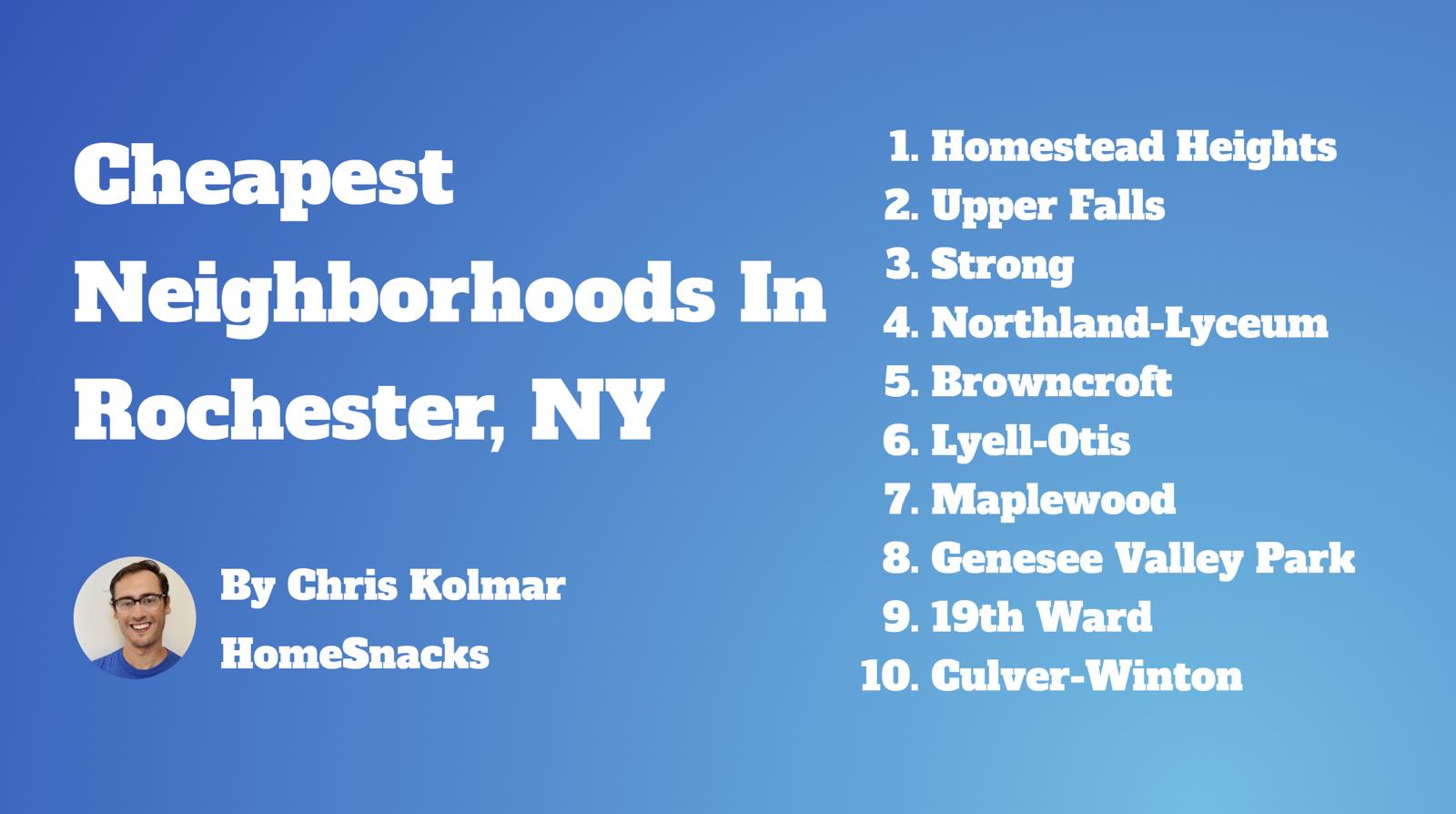 10 Cheapest Rochester, NY Neighborhoods To Live In [2024] HomeSnacks