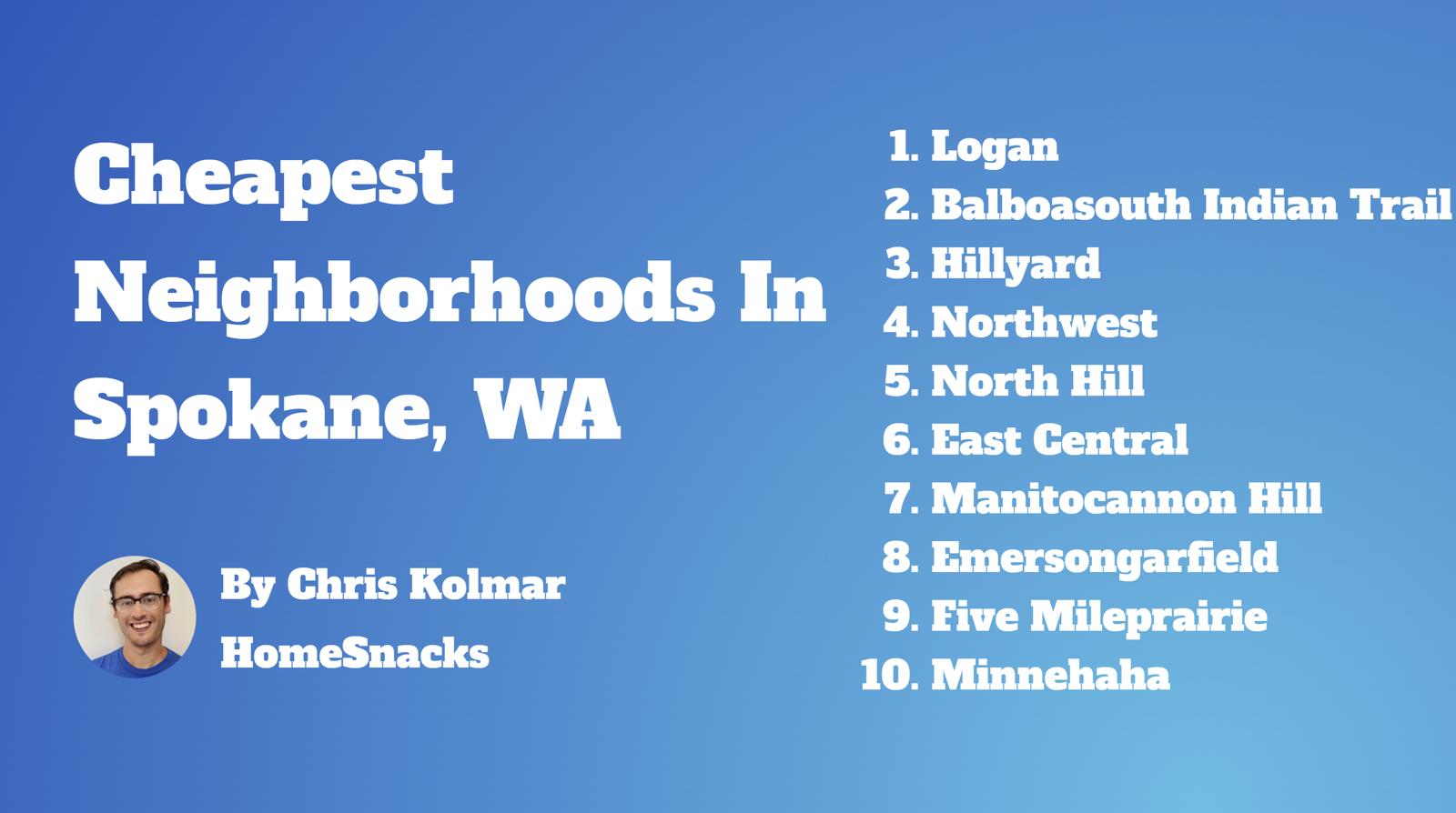 10 Cheapest Spokane, WA Neighborhoods To Live In [2024] HomeSnacks