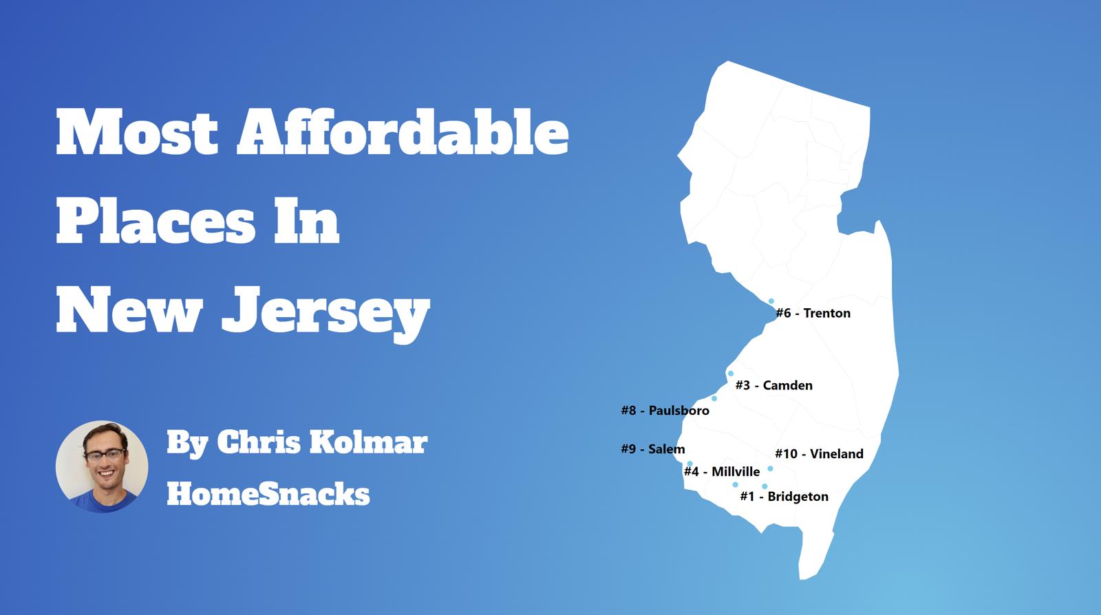 Most Affordable Cities In New Jersey Map
