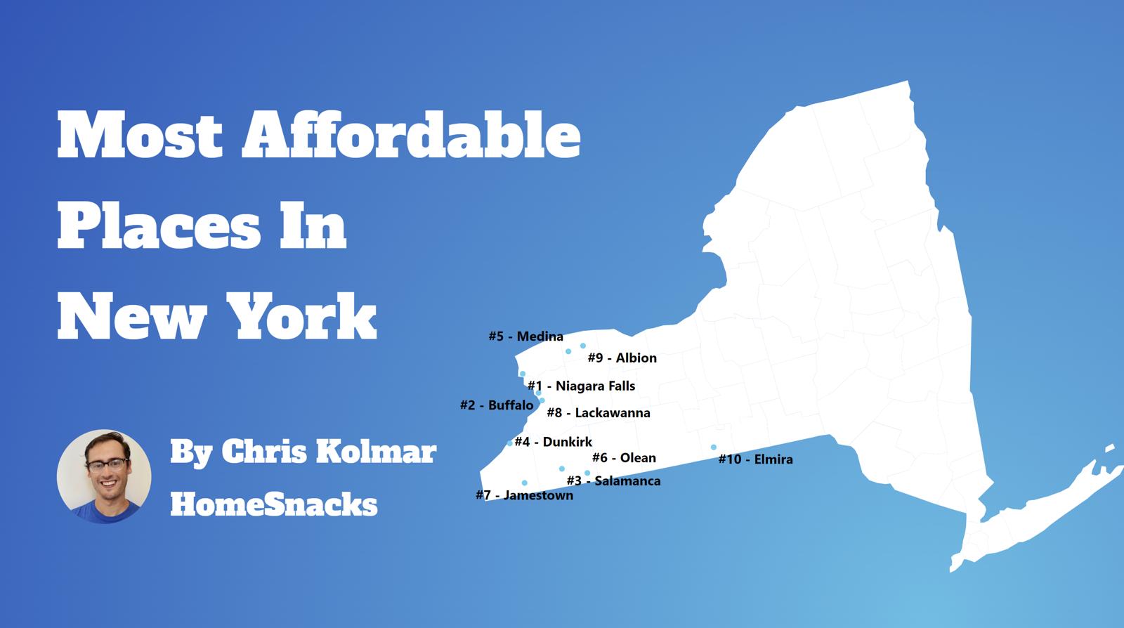 Most Affordable Cities In New York Map