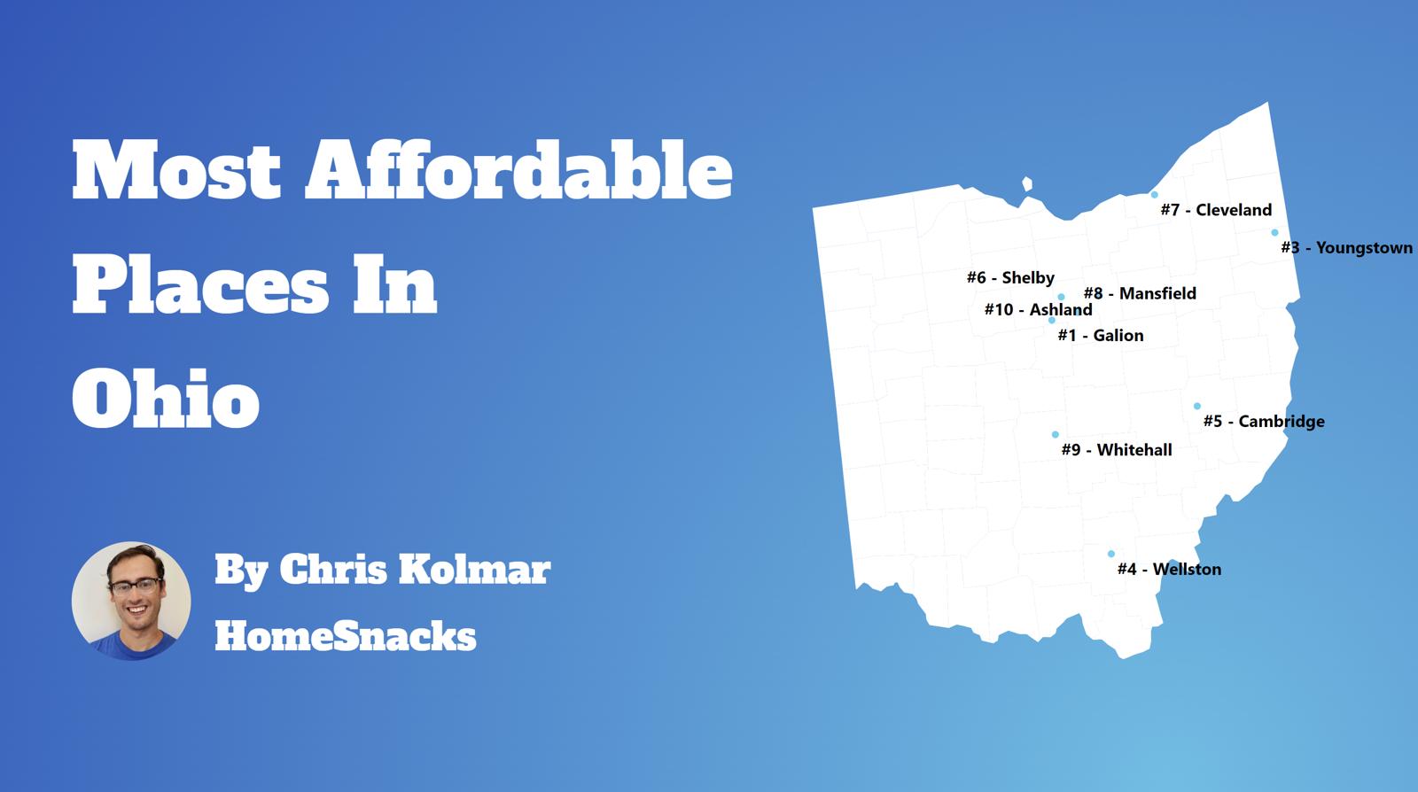 Most Affordable Cities In Ohio Map