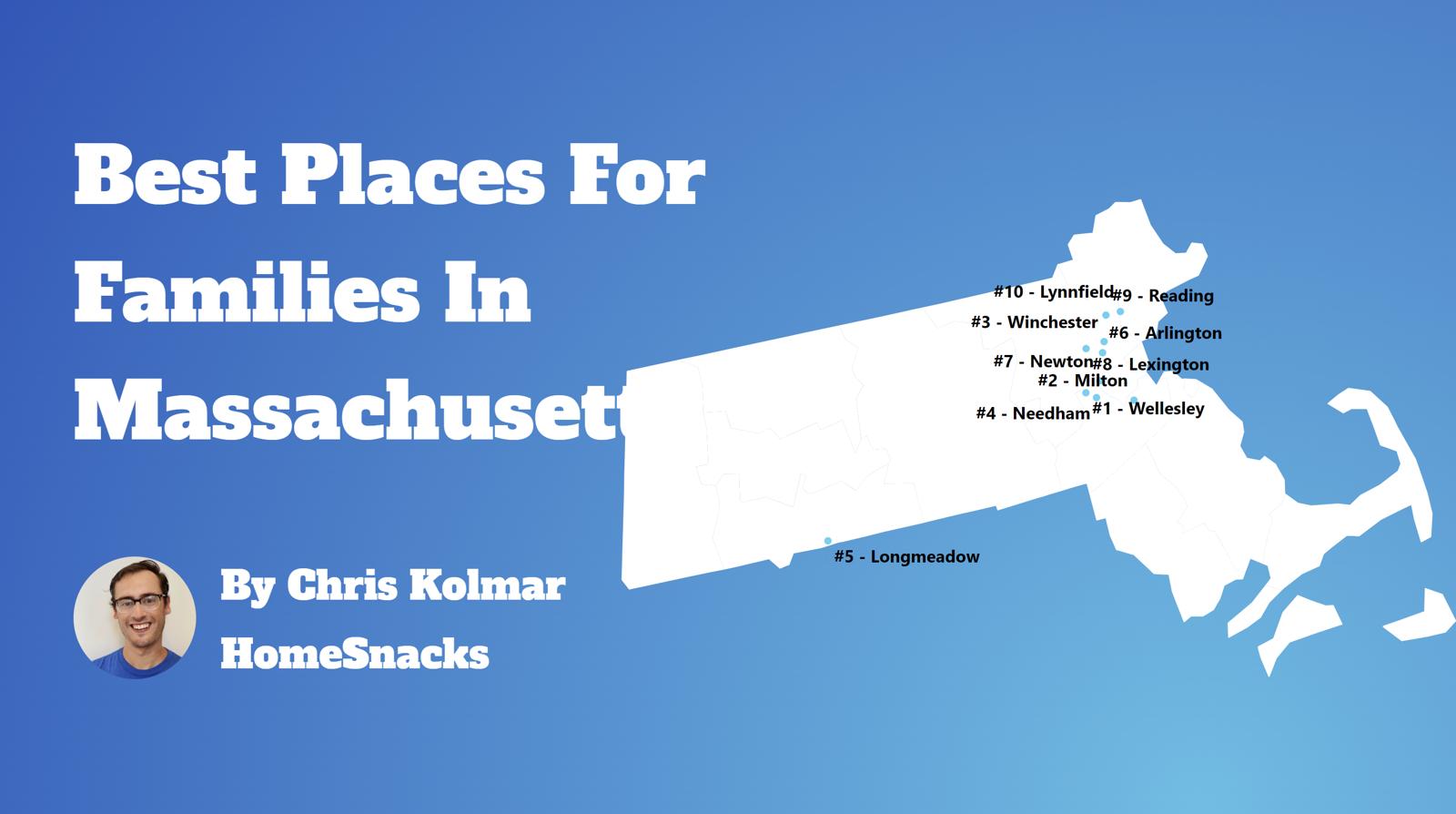 Best Cities For Families In Massachusetts Map