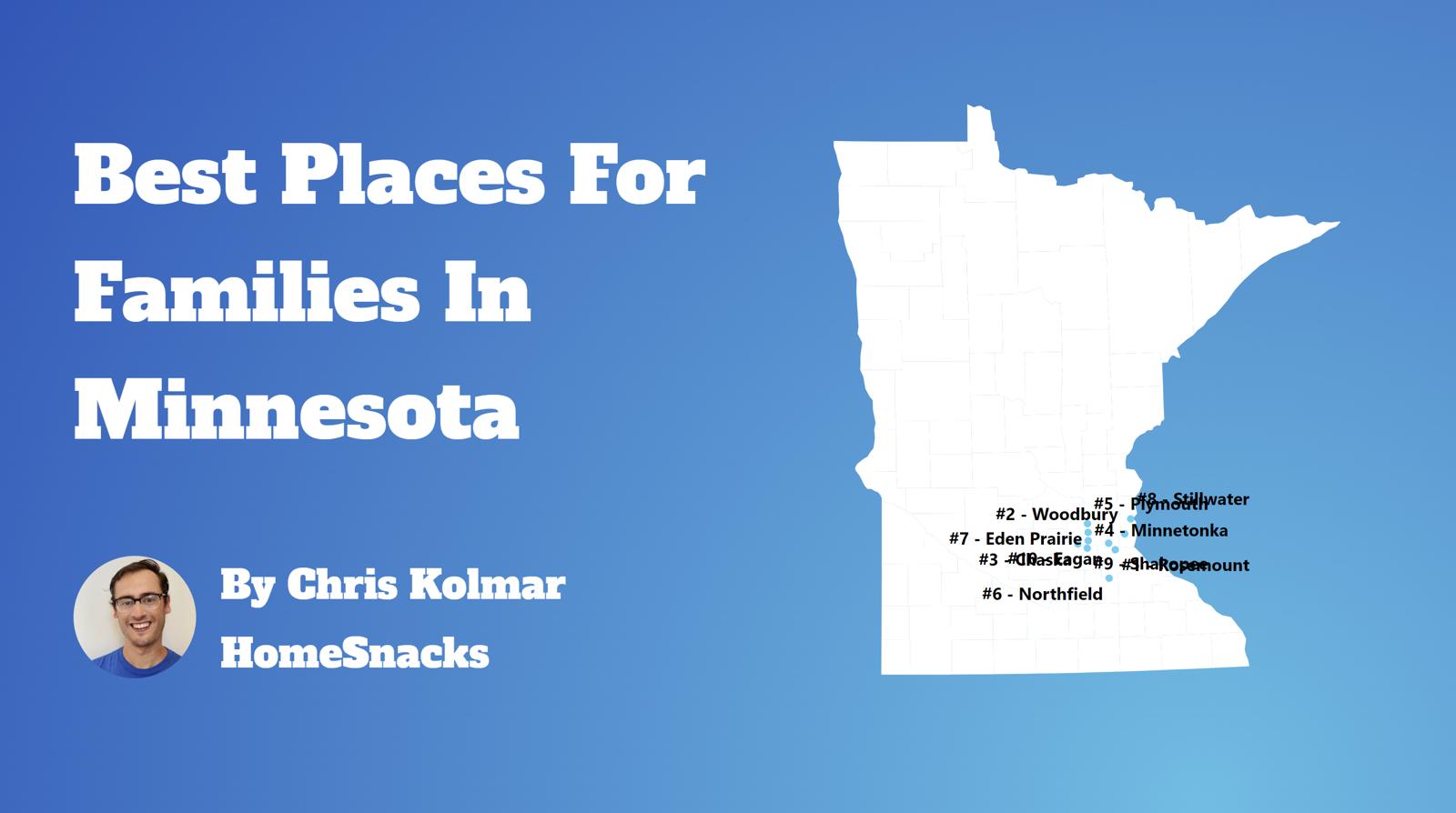 Best Cities For Families In Minnesota Map