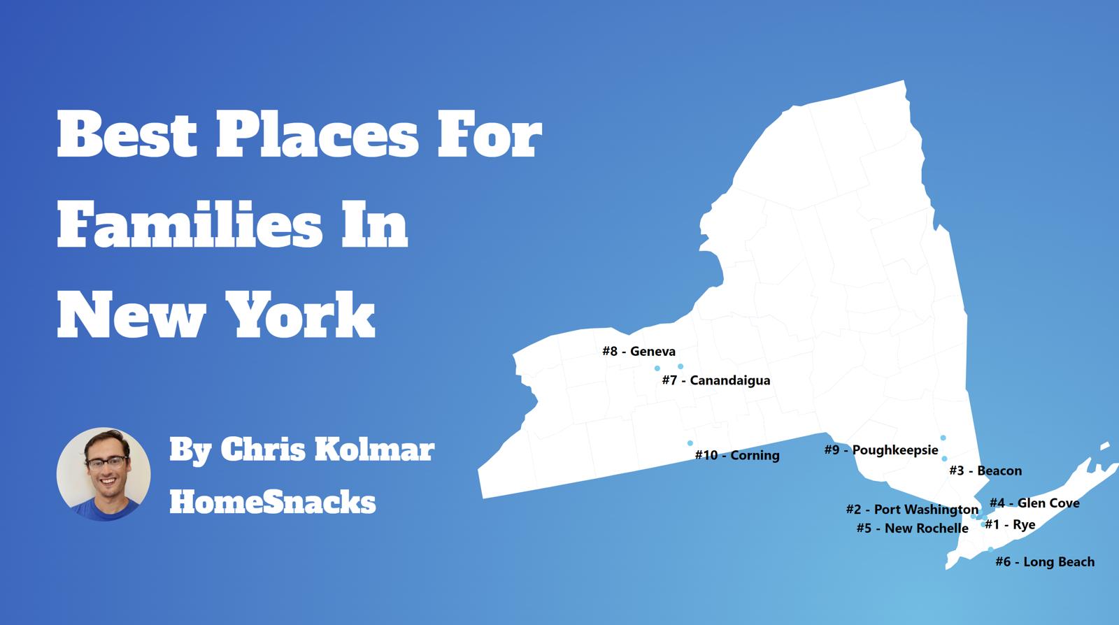 Best Cities For Families In New York Map
