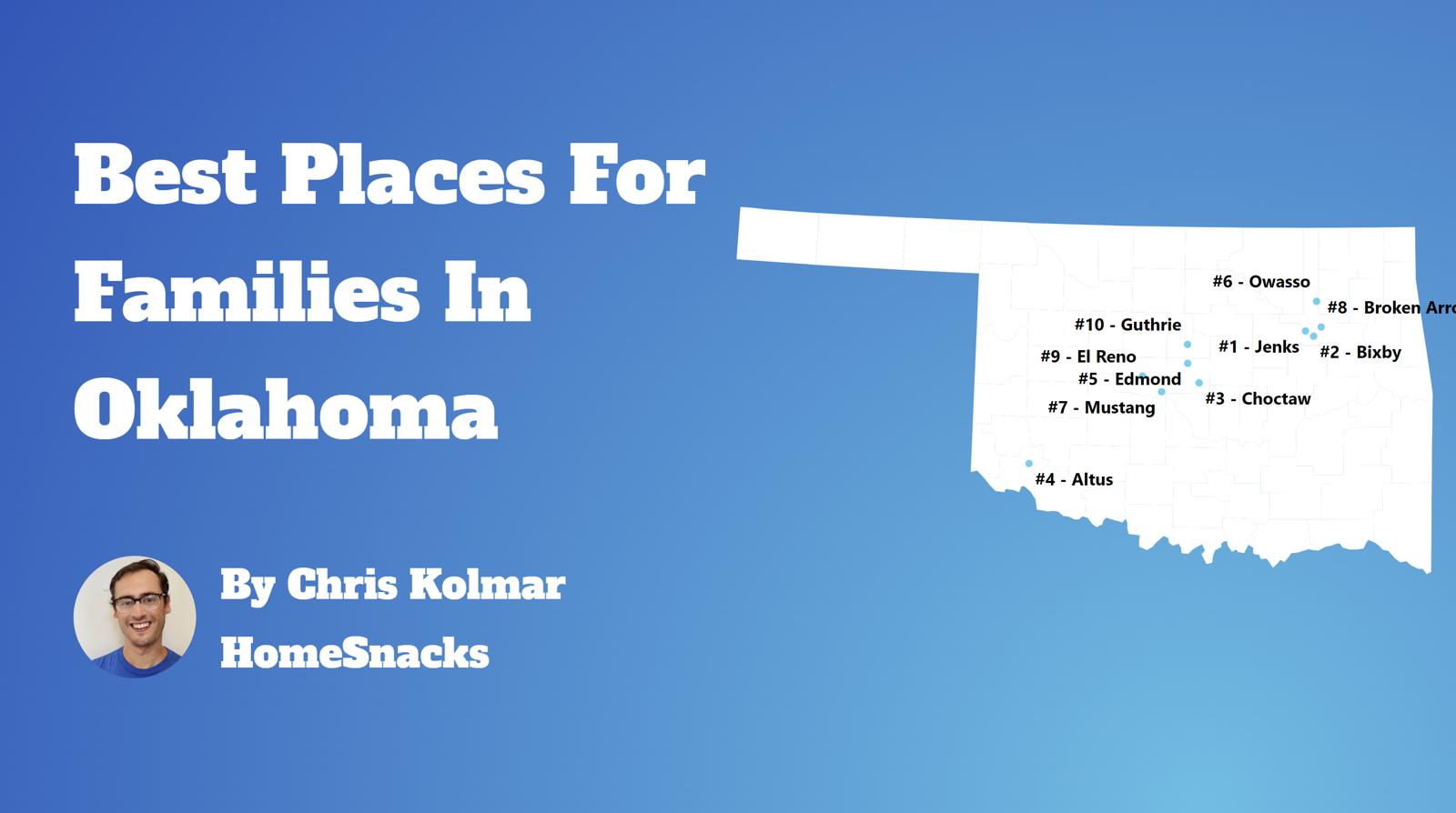 Best Cities For Families In Oklahoma Map