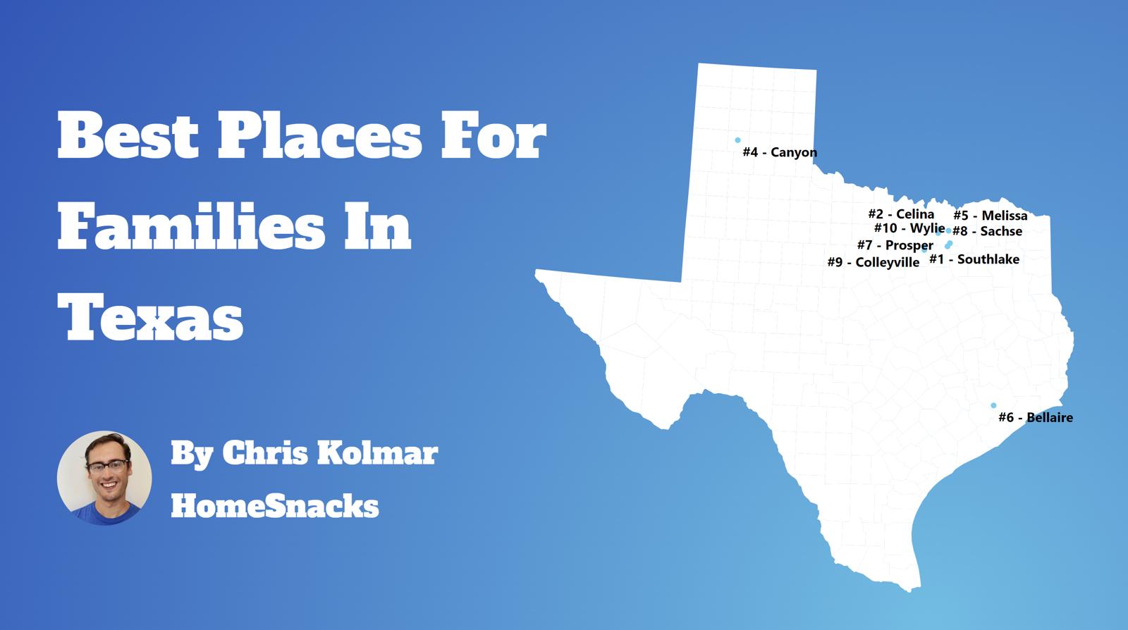 Best Cities For Families In Texas Map