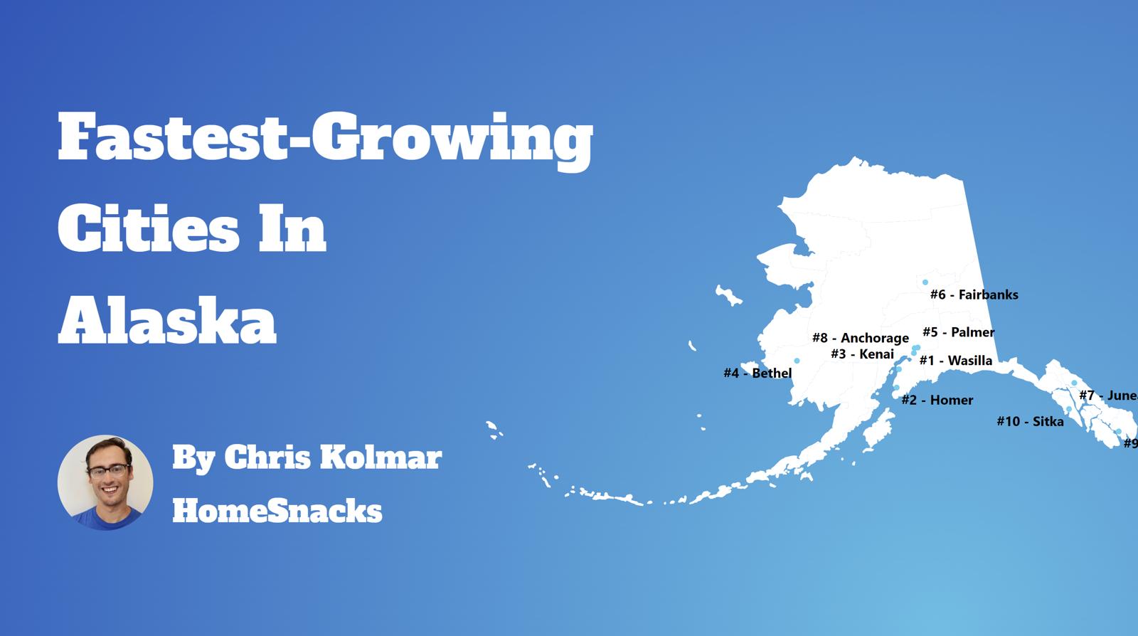 Fastest Growing Cities In Alaska Map