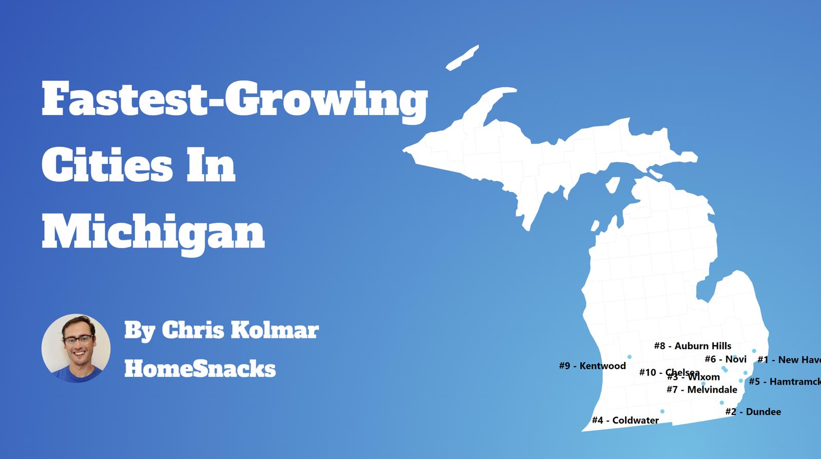 Fastest Growing Cities In Michigan Map