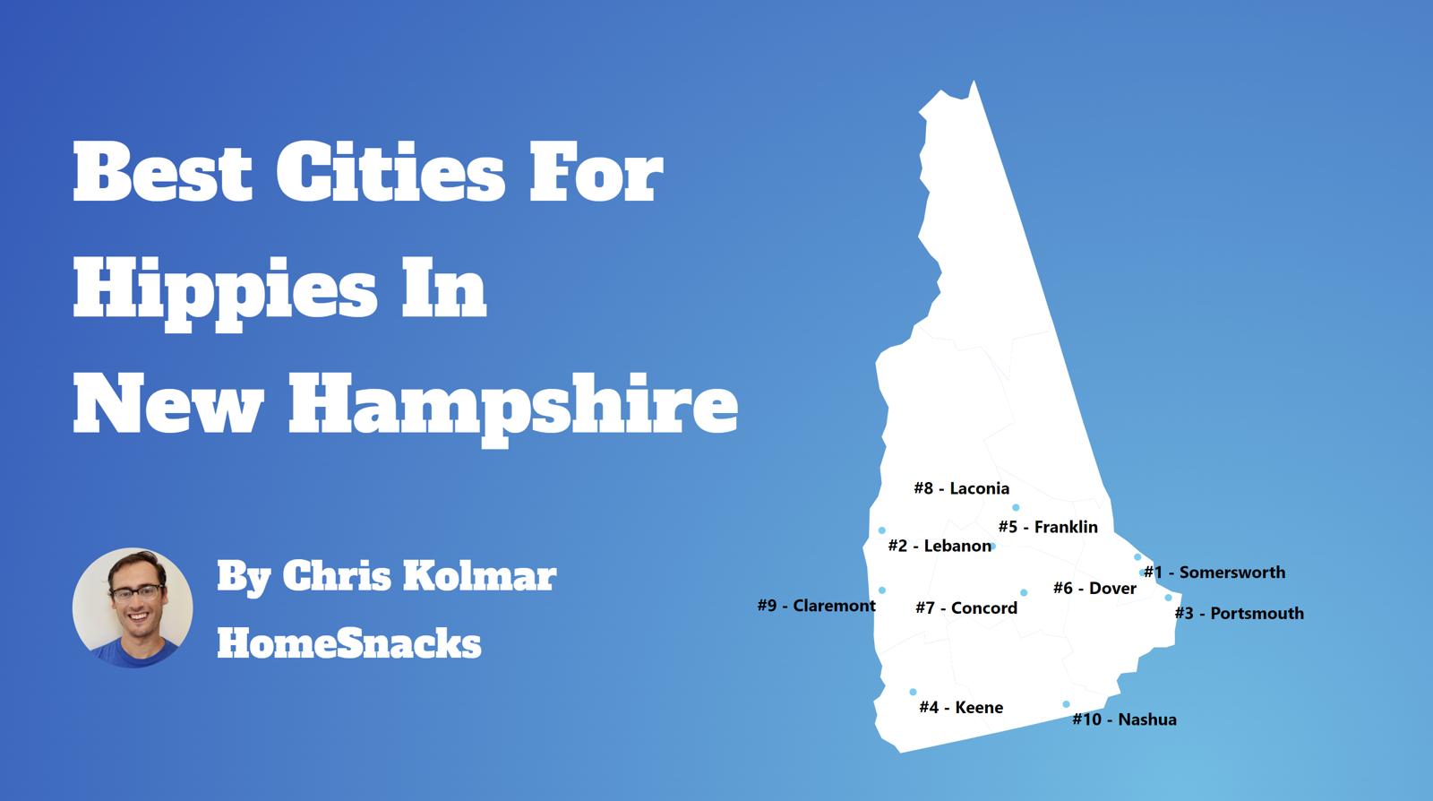 Best Places For Hippies In New Hampshire Map