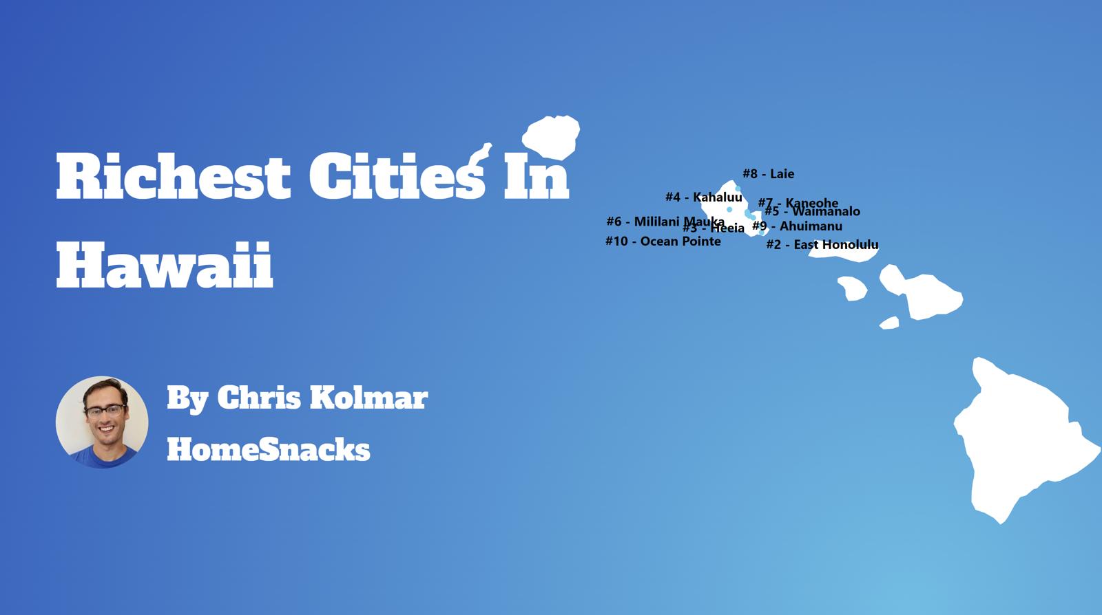 Richest Cities In Hawaii Map