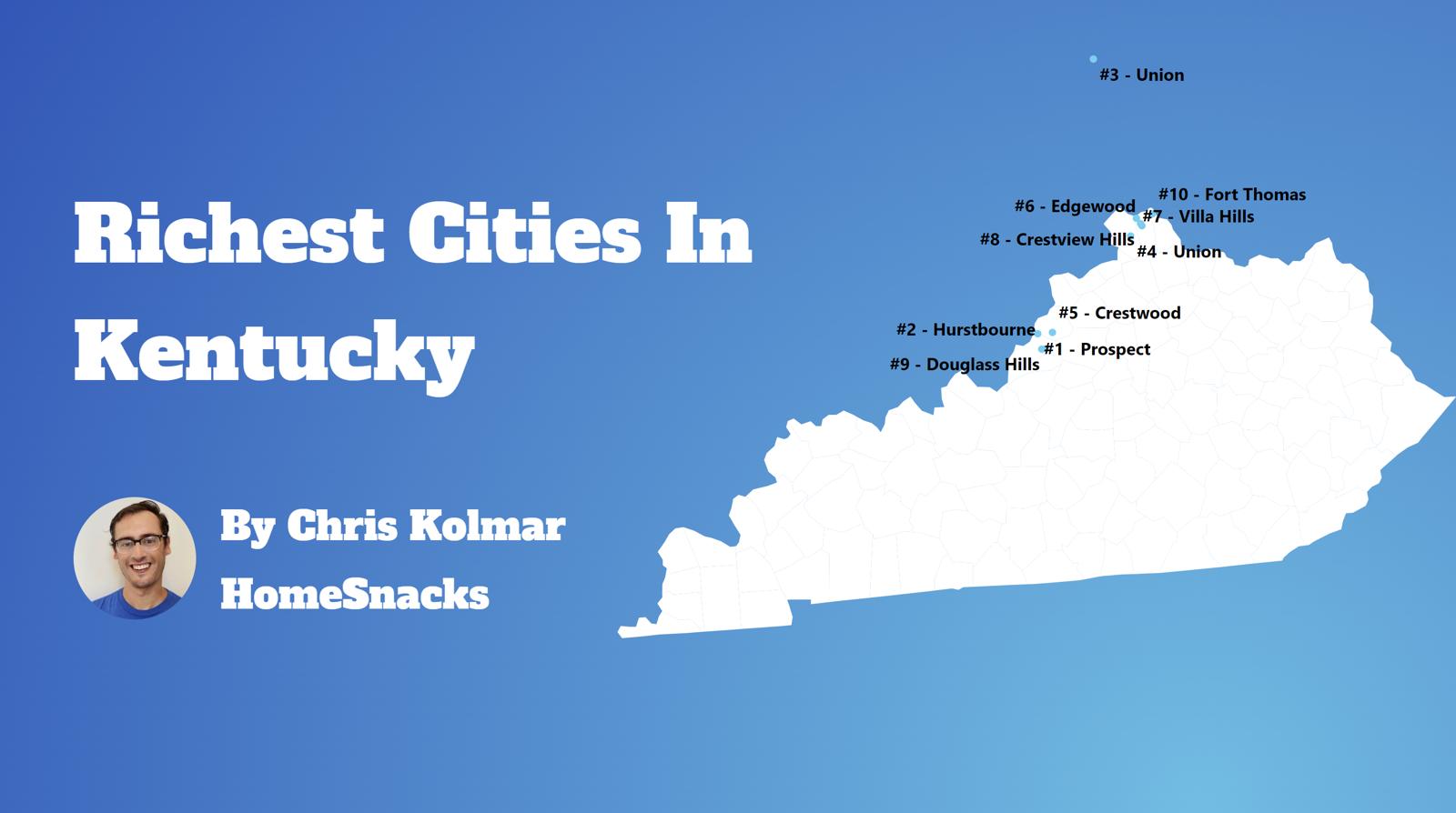 Richest Cities In Kentucky Map