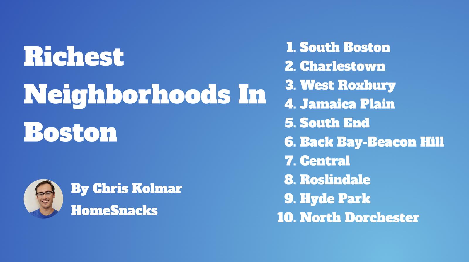 5 Richest Neighborhoods In Boston, MA [2024] HomeSnacks