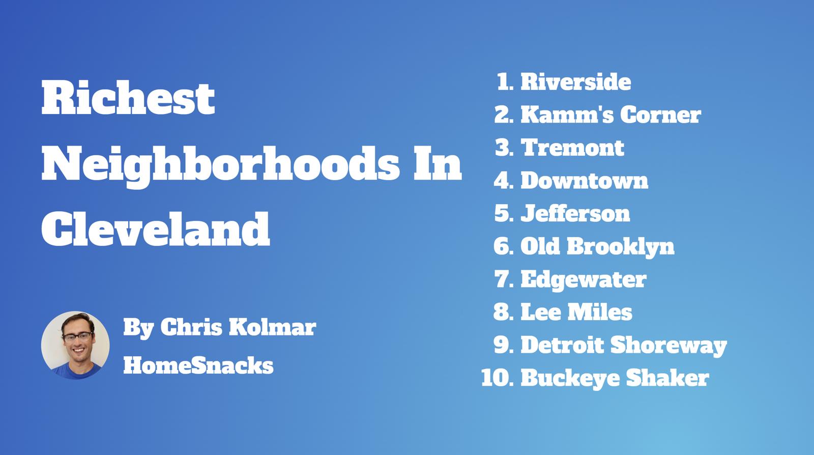 10 Richest Neighborhoods In Cleveland, OH [2024] HomeSnacks