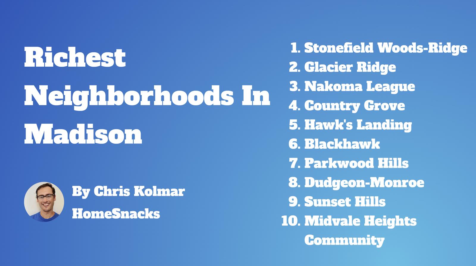 10 Richest Neighborhoods In Madison, WI [2024] HomeSnacks