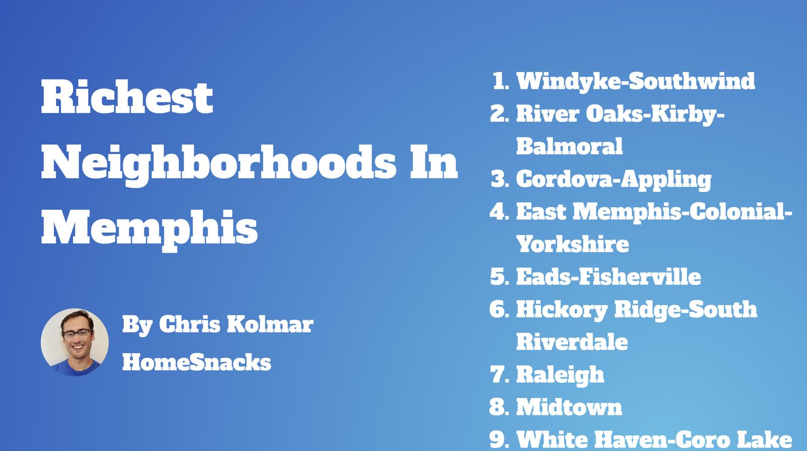 5 Richest Neighborhoods In Memphis, TN [2024] HomeSnacks